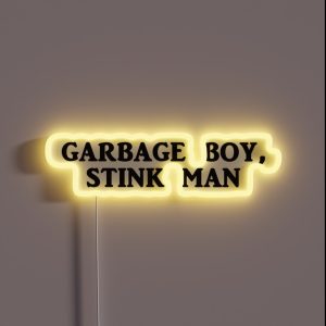 Garbage Boy RGB Neon Sign Garbage Boy RGB Neon Sign