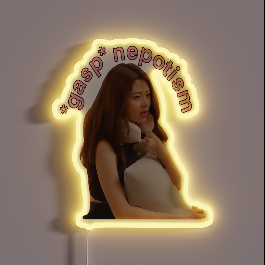 Gasp Nepotism Yunjin RGB Neon Sign Gasp Nepotism Yunjin RGB Neon Sign