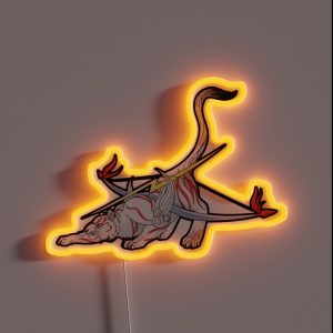Gekigami Okami RGB Neon Sign