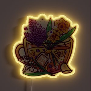 Gemini Zodiac Teacup RGB Neon Sign