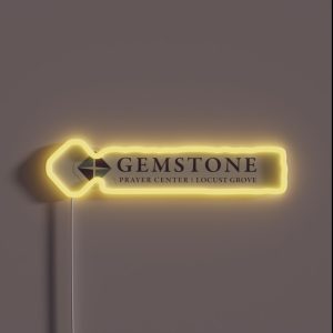 Gemstone Prayer Center RGB Neon Sign Gemstone Prayer Center RGB Neon Sign
