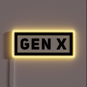Gen X Best Generation RGB Neon Sign Gen X Best Generation RGB Neon Sign