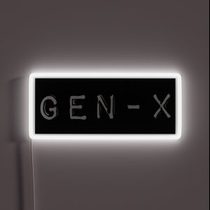 Gen X RGB Neon Sign