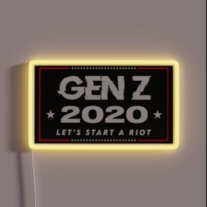 Gen Z 2020 RGB Neon Sign