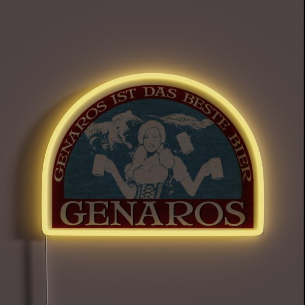 Genaros Pilsner Bier RGB Neon Sign