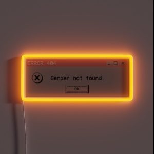 Gender Not Found RGB Neon Sign Gender Not Found RGB Neon Sign