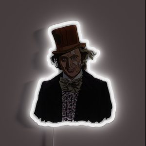 Gene Wilder RGB Neon Sign