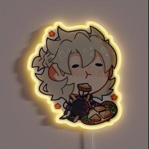 Genshin Impact Albedo RGB Neon Sign