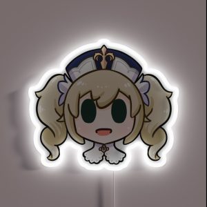 Genshin Impact Barbara Chibi Head RGB Neon Sign