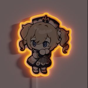 Genshin Impact Barbara Look RGB Neon Sign Genshin Impact Barbara Look RGB Neon Sign