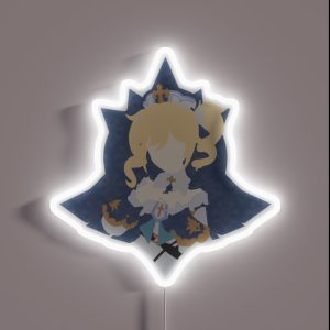 Genshin Impact Barbara Minimalism RGB Neon Sign