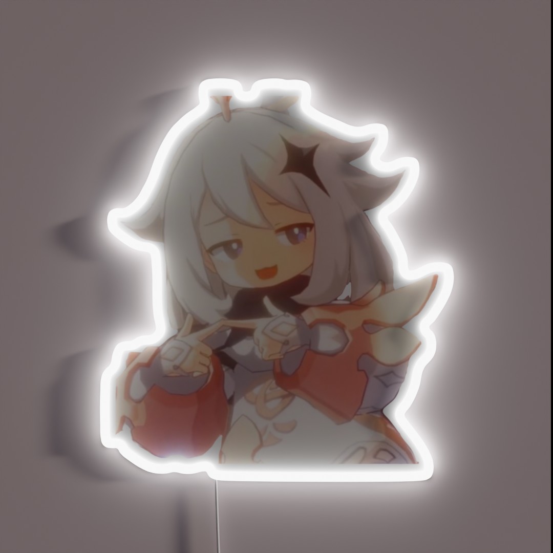 Genshin Impact Chibi Childe RGB Neon Sign Genshin Impact Chibi Childe RGB Neon Sign