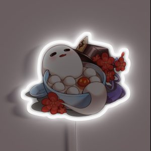 Genshin Impact Chibi Hu Tao Tangyuan RGB Neon Sign