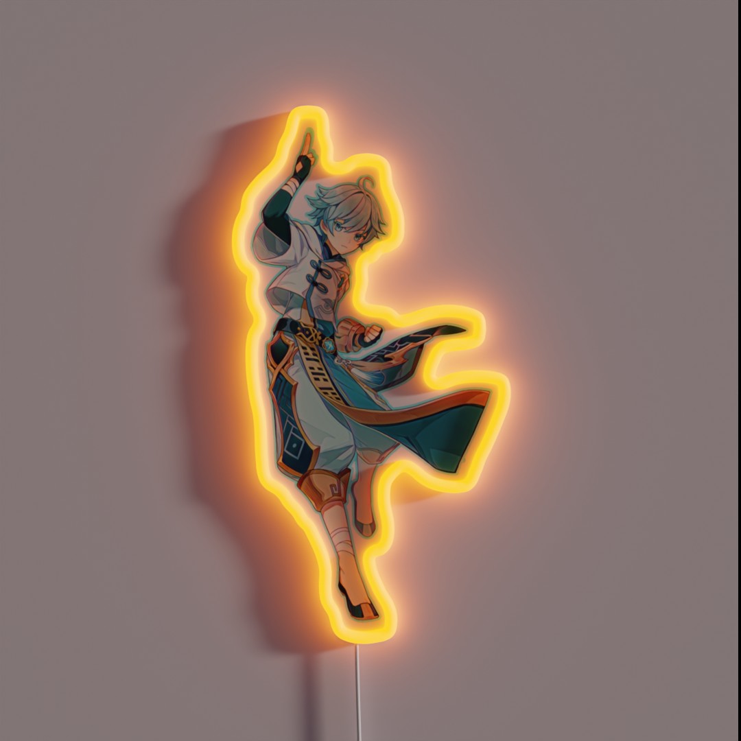 Genshin Impact Chongyun Frozen Ardor RGB Neon Sign Genshin Impact Chongyun Frozen Ardor RGB Neon Sign