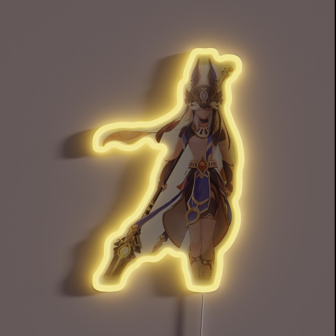Genshin Impact Cyno RGB Neon Sign Genshin Impact Cyno RGB Neon Sign