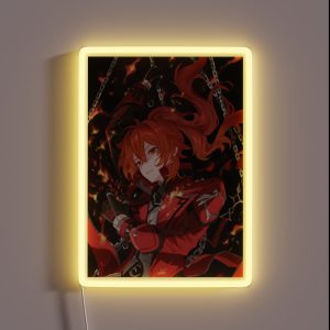 Genshin Impact Diluc Ragnvindr RGB Neon Sign Genshin Impact Diluc Ragnvindr RGB Neon Sign