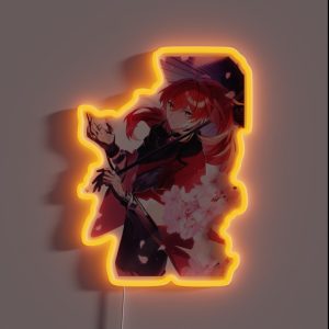 Genshin Impact Diluc Ragnvindr RGB Neon Sign Genshin Impact Diluc Ragnvindr RGB Neon Sign