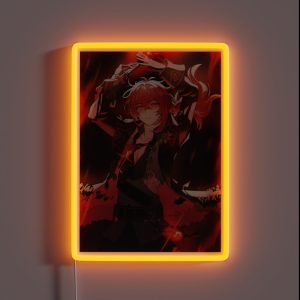 Genshin Impact Diluc Ragnvindrr RGB Neon Sign Genshin Impact Diluc Ragnvindrr RGB Neon Sign