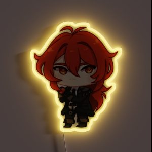 Genshin Impact Diluc RGB Neon Sign