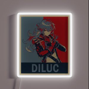 Genshin Impact Diluc RGB Neon Sign Genshin Impact Diluc RGB Neon Sign