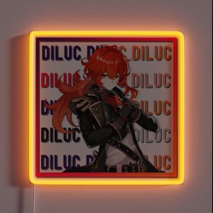 Genshin Impact Diluc RGB Neon Sign