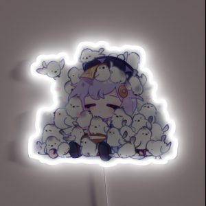 Genshin Impact Dreamy Qi Qi RGB Neon Sign