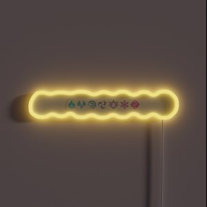Genshin Impact Elements RGB Neon Sign