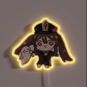 Genshin Impact Hu Tao RGB Neon Sign