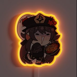 Genshin Impact Hu Tao RGB Neon Sign