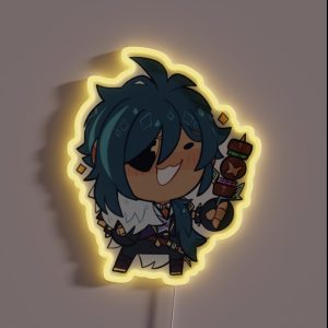 Genshin Impact Kaeya RGB Neon Sign Genshin Impact Kaeya RGB Neon Sign