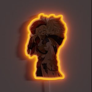 Genshin Impact Klee And Albedo RGB Neon Sign