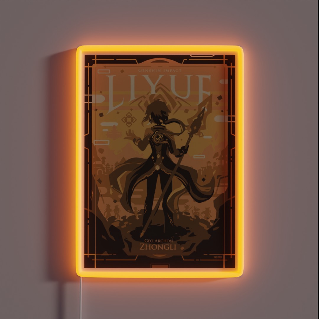 Genshin Impact Liyue RGB Neon Sign Genshin Impact Liyue RGB Neon Sign