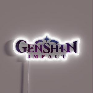 Genshin Impact Logo RGB Neon Sign