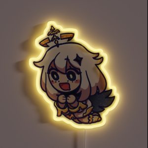 Genshin Impact Paimon RGB Neon Sign