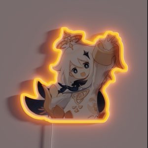 Genshin Impact Paimon RGB Neon Sign