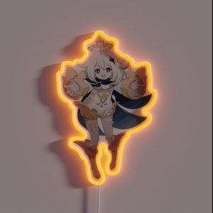 Genshin Impact Pocket Food Paimon RGB Neon Sign