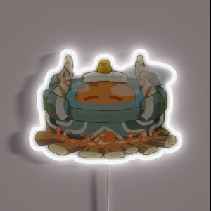 Genshin Impact Pyro Slime RGB Neon Sign