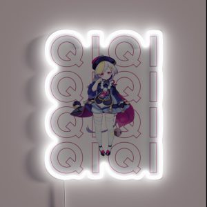 Genshin Impact Qiqi Design RGB Neon Sign Genshin Impact Qiqi Design RGB Neon Sign