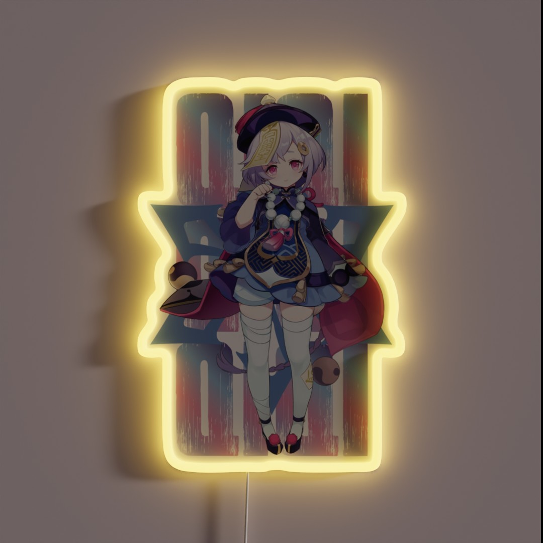 GENSHIN IMPACT QIQI RGB Neon Sign GENSHIN IMPACT QIQI RGB Neon Sign