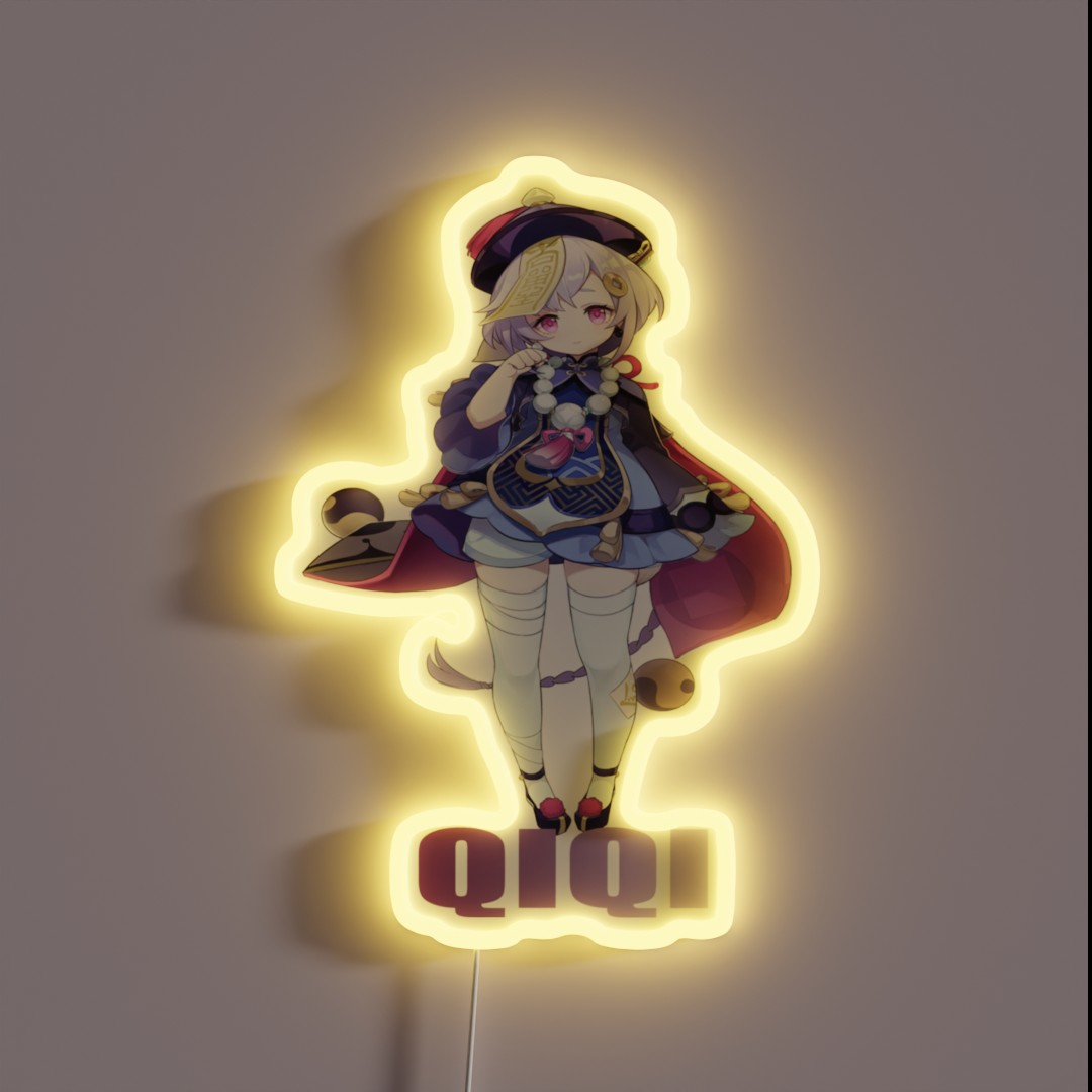 Genshin Impact Qiqi RGB Neon Sign Genshin Impact Qiqi RGB Neon Sign