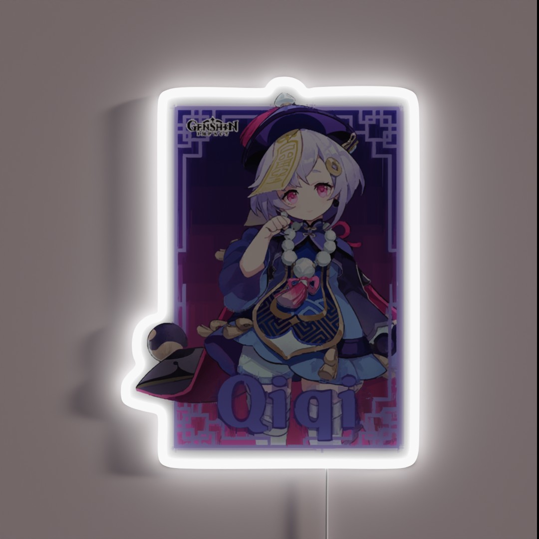 Genshin Impact Qiqi RGB Neon Sign Genshin Impact Qiqi RGB Neon Sign