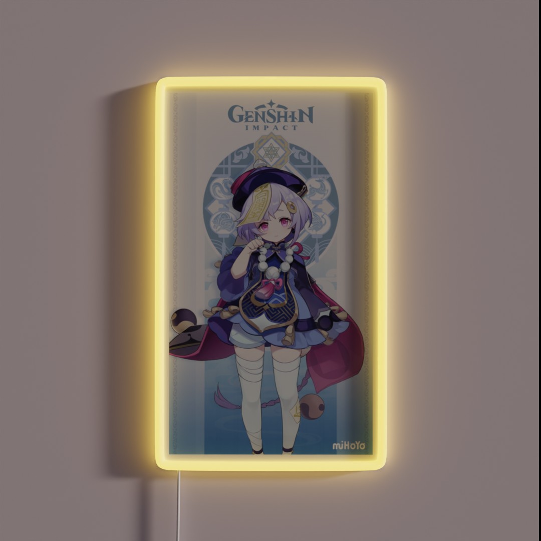 Genshin Impact Qiqi RGB Neon Sign Genshin Impact Qiqi RGB Neon Sign