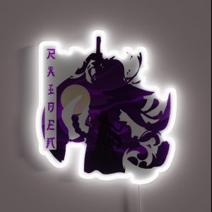 Genshin Impact Raiden Shogun RGB Neon Sign