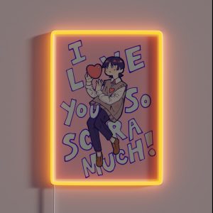 Genshin Impact Scaramouche I Love You So Scara Much RGB Neon Sign