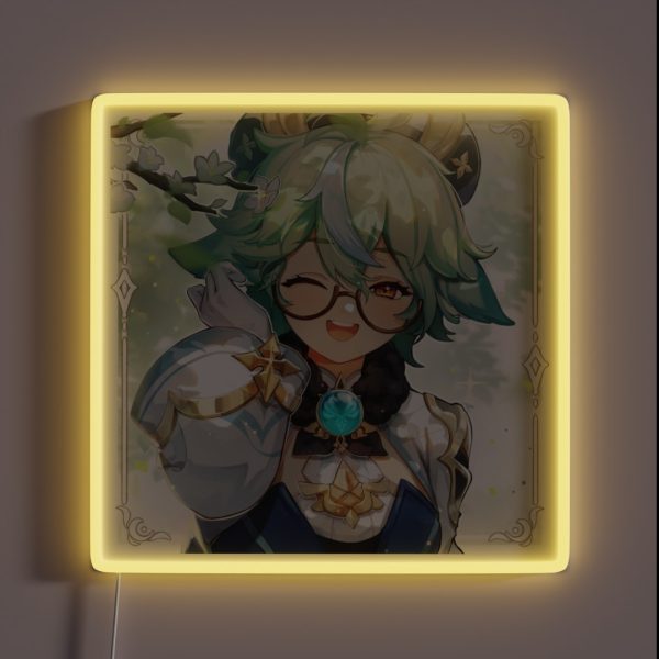 Genshin Impact Sucrose Birthday Official RGB Neon Sign