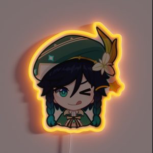 Genshin Impact Venti RGB Neon Sign