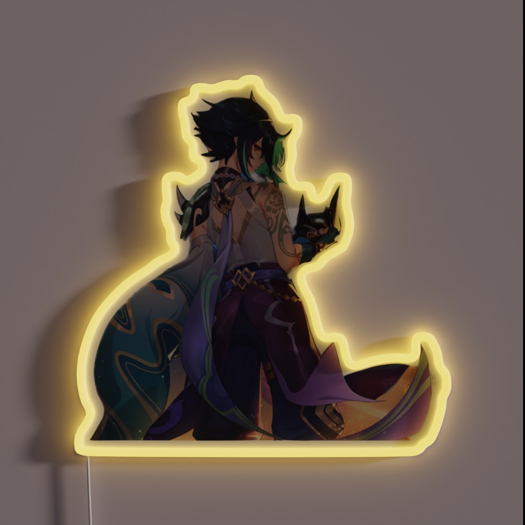 Genshin Impact Xiao RGB Neon Sign Genshin Impact Xiao RGB Neon Sign