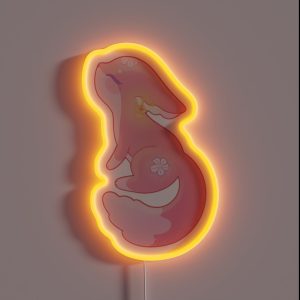 Genshin Impact Yae Miko Pink Fox Form RGB Neon Sign