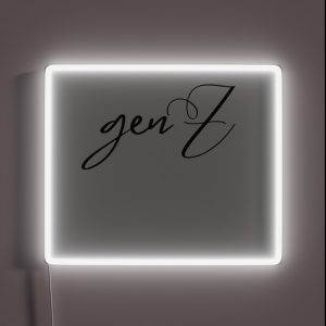 Genz For Zoomers RGB Neon Sign Genz For Zoomers RGB Neon Sign