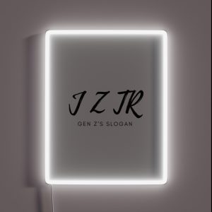 GENZ SLOGAN RGB Neon Sign